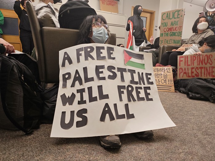 Cops Drag UW Students out of Admin Building After Nine-Hour Sit-In for Palestine